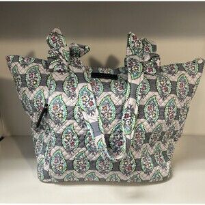 Vera Bradley Satchel Bag Purse in Paisley Stripes